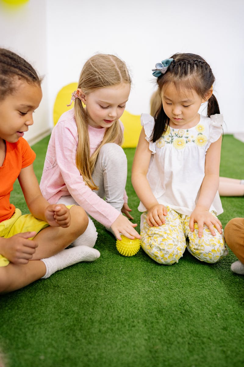Students engaged in activity at Tiny Tots International School campus, PCMC Pune